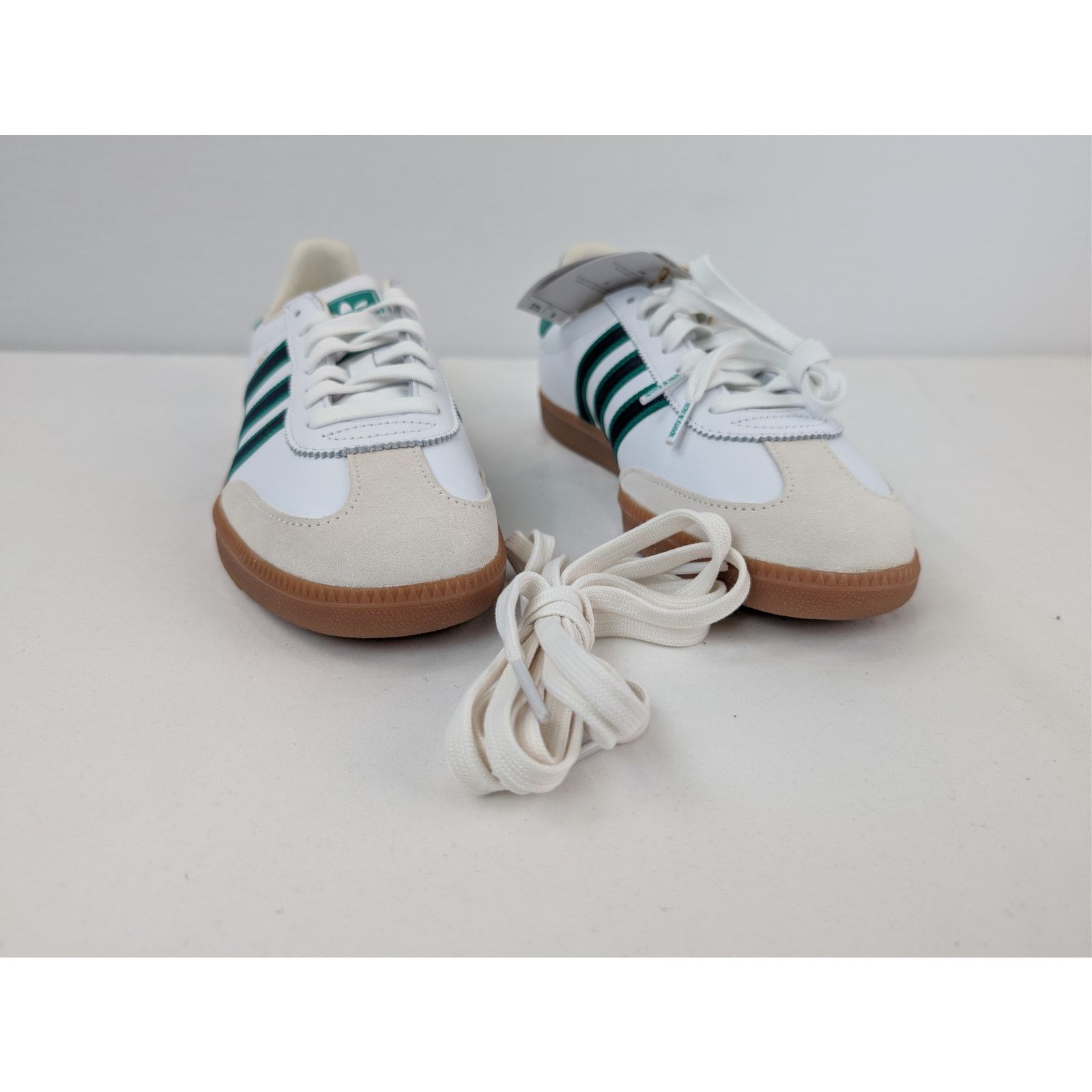 Adidas × Sporty & Rich o1rshd1 AS 250 Low-Top Sneakers in White / Green Size US 9.5 / EU 42-43 - 5 Thumbnail
