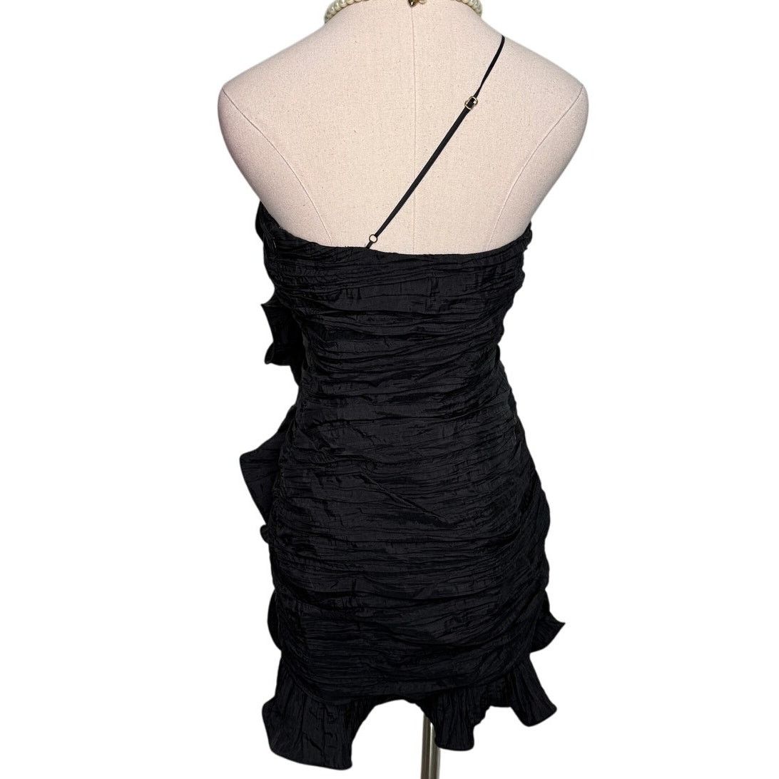 LoveShackFancy LoveShackFancy ​Brenaya Ruffle Mini Dress black size 4 Size S / US 4 / IT 40 - 10 Thumbnail