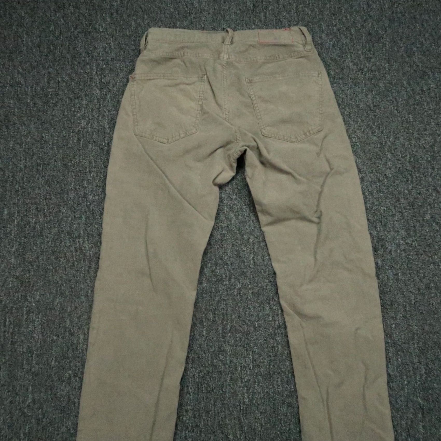 Marine Layer Marine Layer Pants Mens 30x30 Brown Tan Cambridge Cord 5 Pocket Straight Chino Corduroy Regular Slim? Size US 30 / EU 46 - 5 Thumbnail
