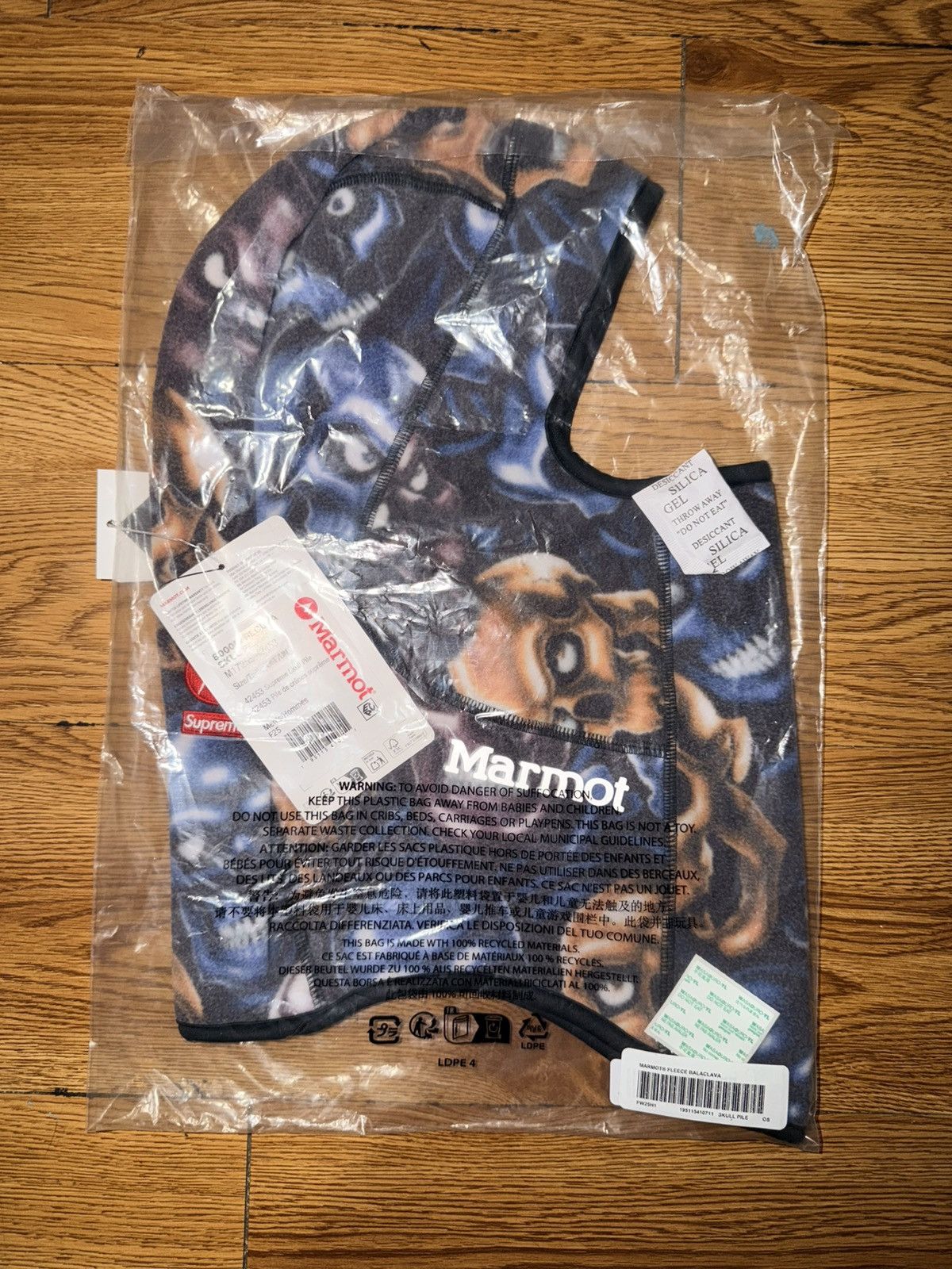 Supreme Supreme Marmot Fleece Balaclava Skull Pile Size ONE SIZE - 2 Thumbnail