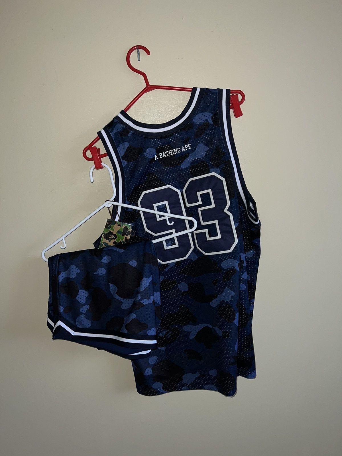Bape A Bathing ape camo basketball shorts Size US 30 / EU 46 - 10 Thumbnail