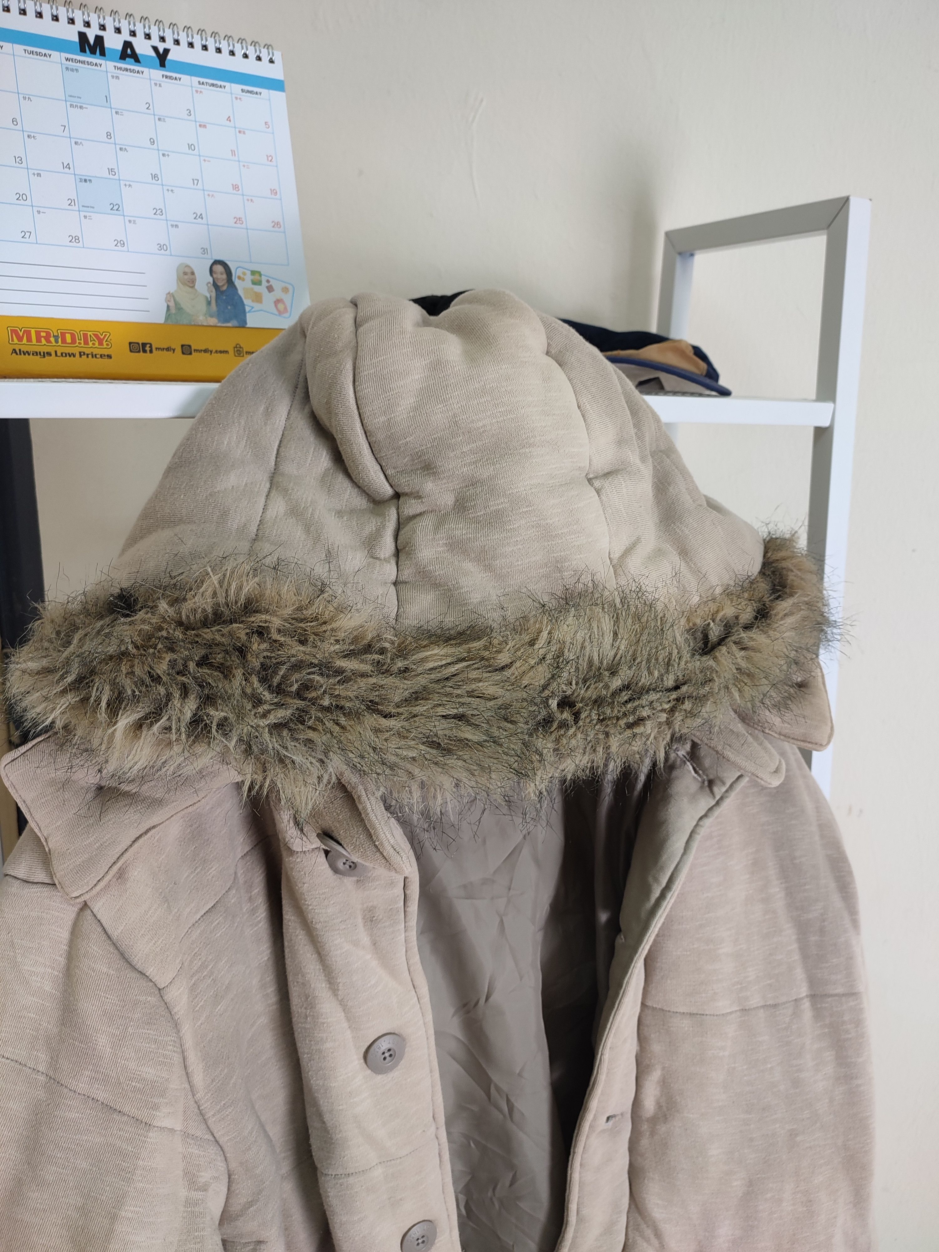 Woolrich Woolen Mills 💥Rare Fur Woolrich Sun Faded Button Jacket Size US L / EU 52-54 / 3 - 9 Thumbnail