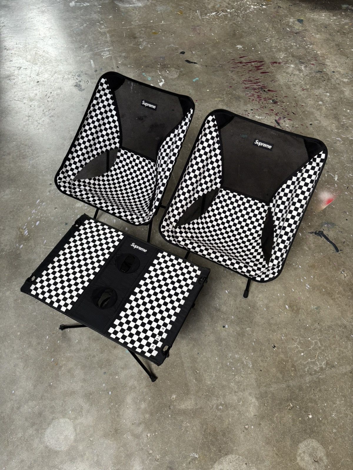 Supreme 2016 SUPREME HELINOX Checkered Set Size ONE SIZE - 2 Thumbnail