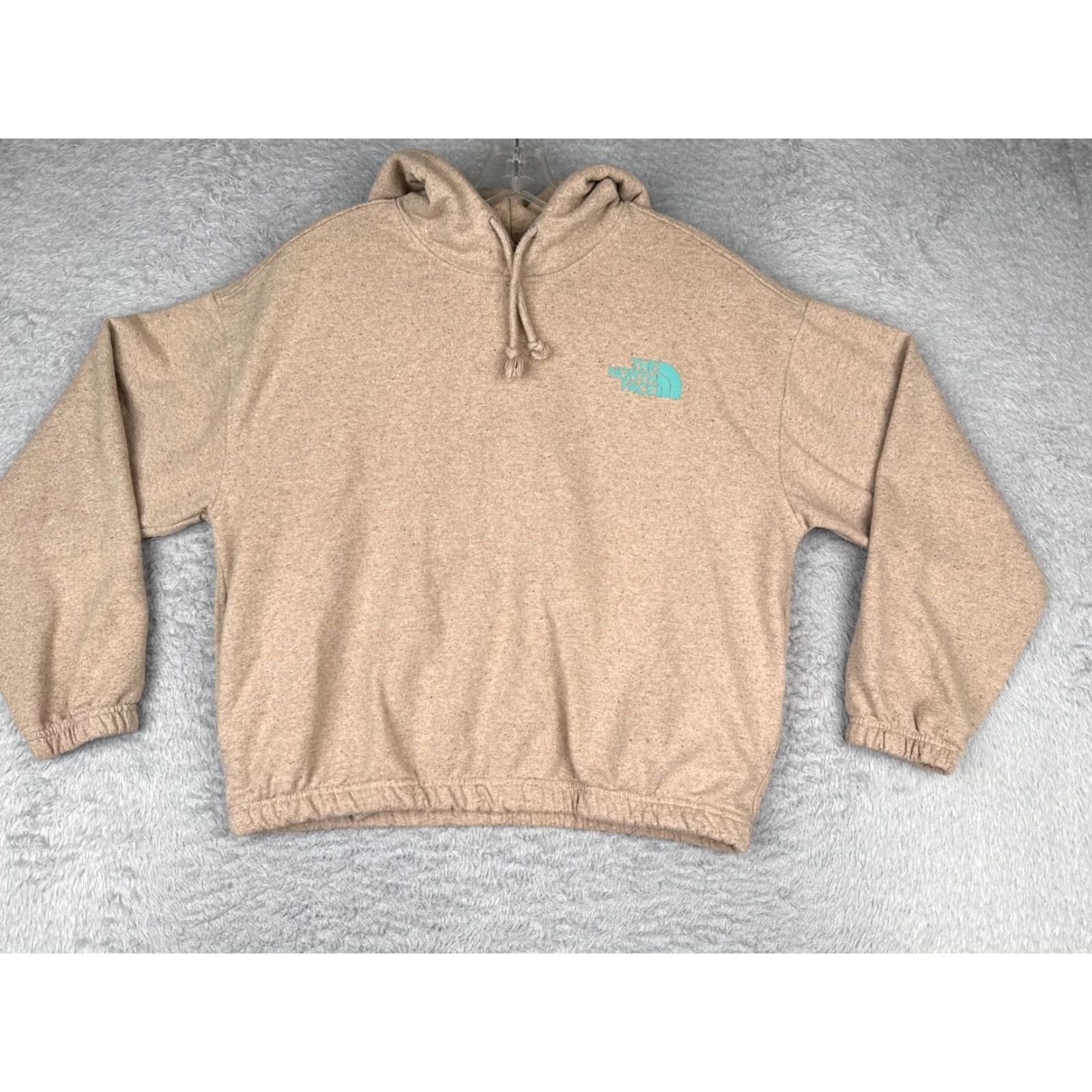 The North Face The North Face Hoodie Women Small Beige Pullover Sweater Front Crop Terry Size S / US 4 / IT 40 - 2 Thumbnail