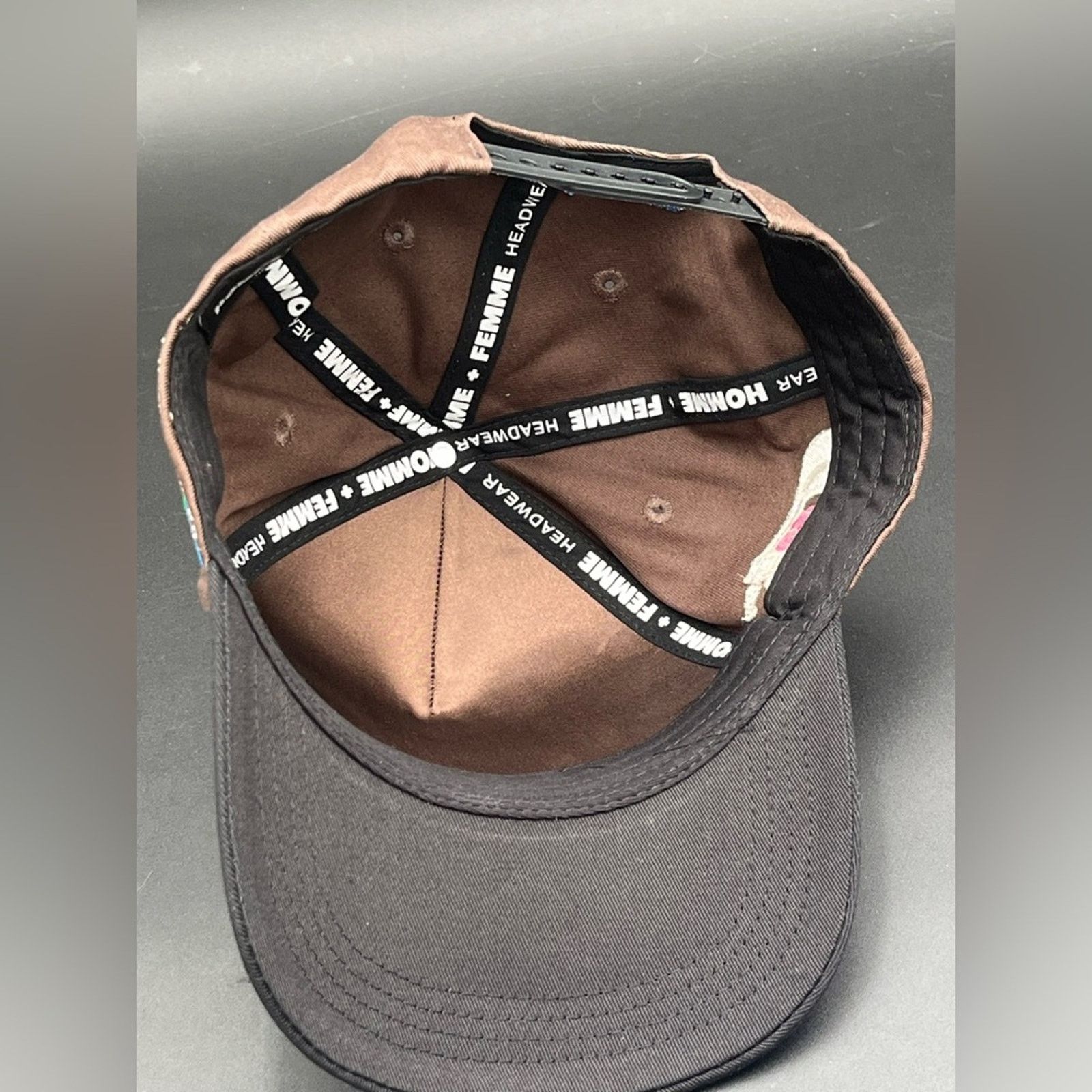 Homme + Femme La Homme Femme Brown Trucker Hat Size ONE SIZE - 4 Thumbnail