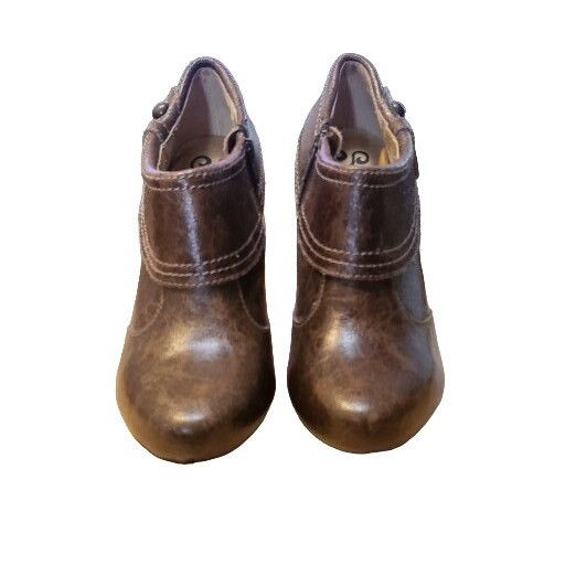 Seychelles Anthropologie Seychelles Ankle Booties Women Sz 8 Brown Leat Size US 8 / IT 38 - 3 Thumbnail