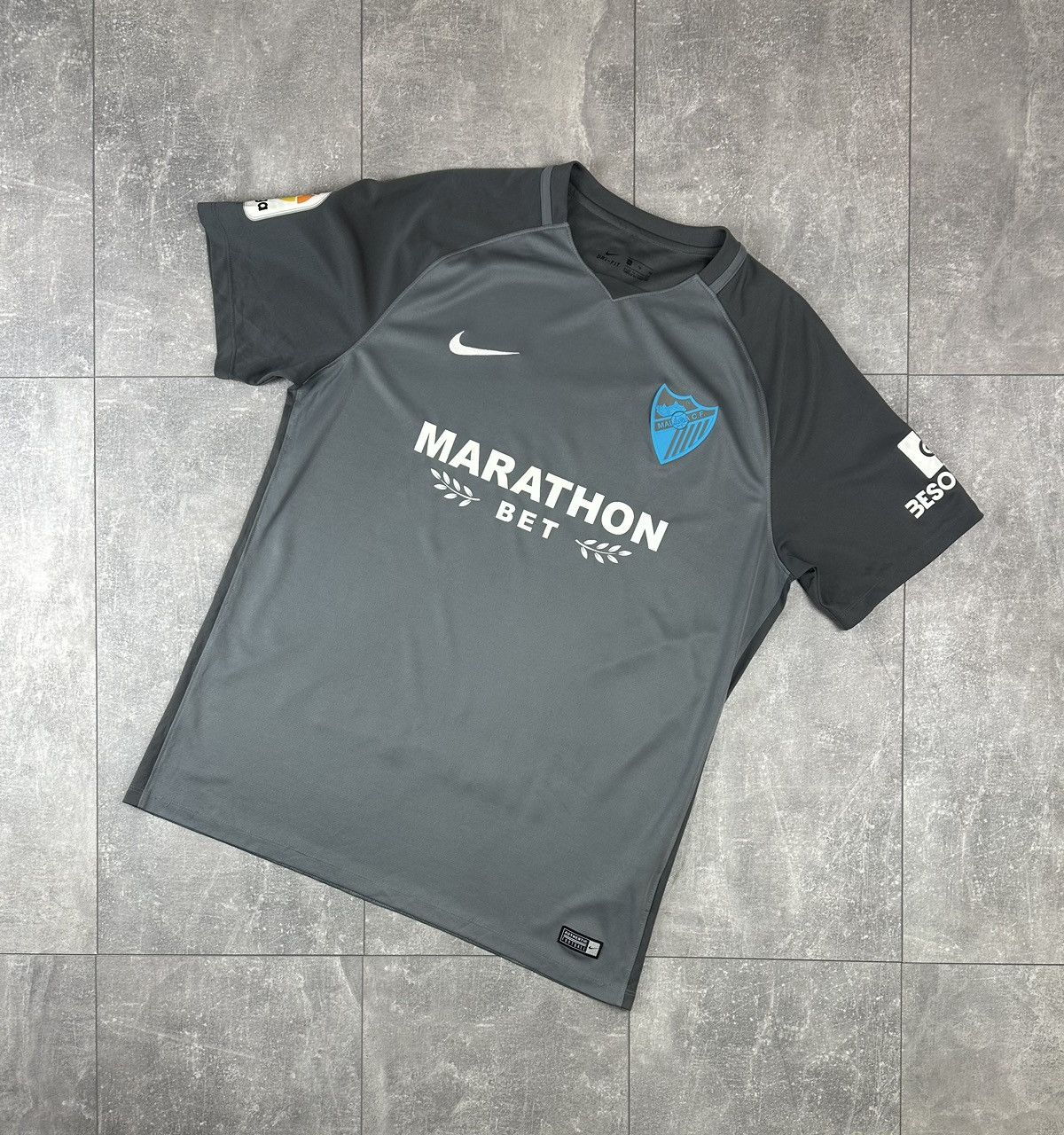 Nike Nike Malaga CF 2017/18 Away Soccer Football Jersey Size US XL / EU 56 / 4 - 1 Thumbnail