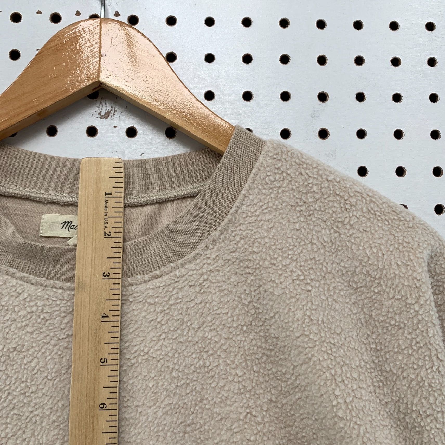 Madewell Madewell Sweater Womens Small Beige Button Pullover Casual Size S / US 4 / IT 40 - 7 Thumbnail