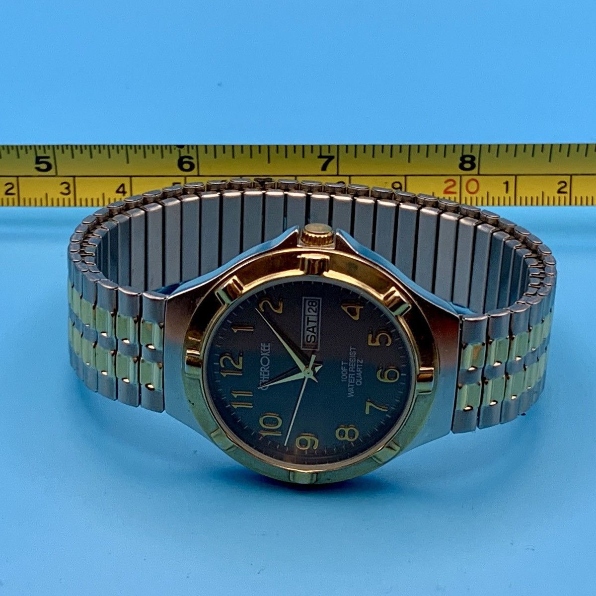Cherokee CHEROKEE 32903 Men’s Vintage Quartz Wristwatch Works Size ONE SIZE - 12 Thumbnail