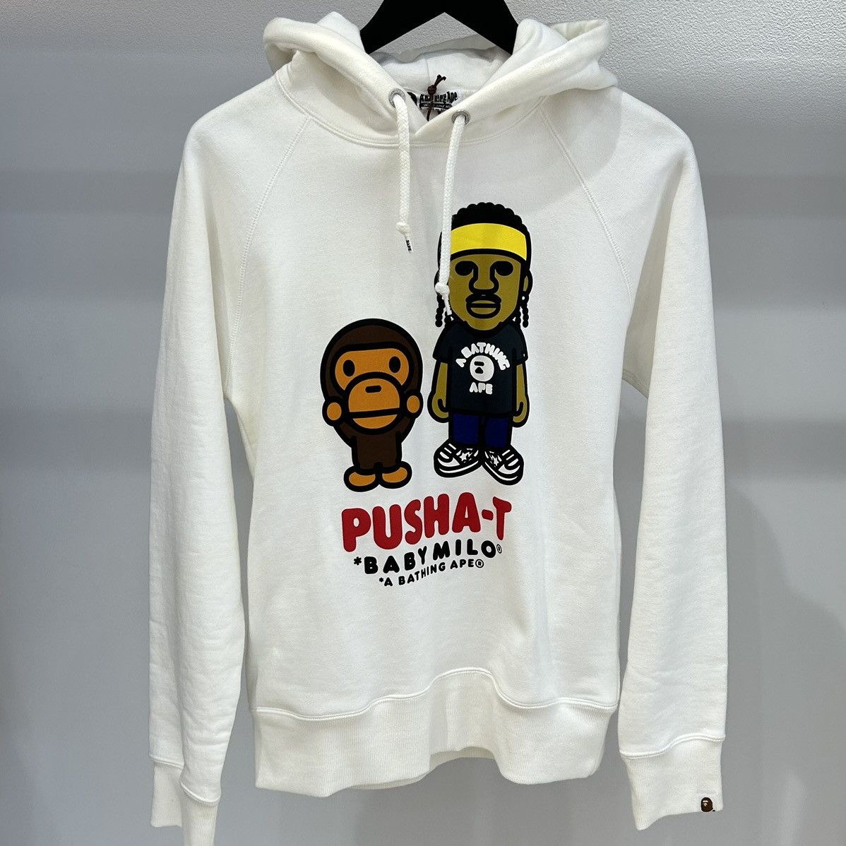 Bape Bape x Pusha T Baby Milo Pullover Hoodie | Grailed