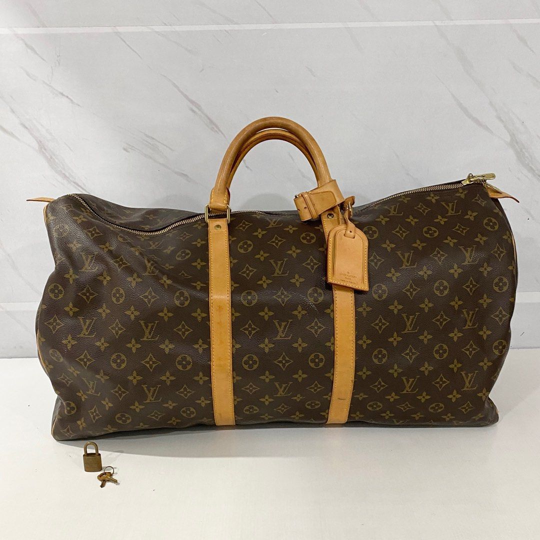 Louis Vuitton Louis Vuitton Monogram Keepall Bandouliere 60 Boston Bag Size ONE SIZE - 1 Thumbnail