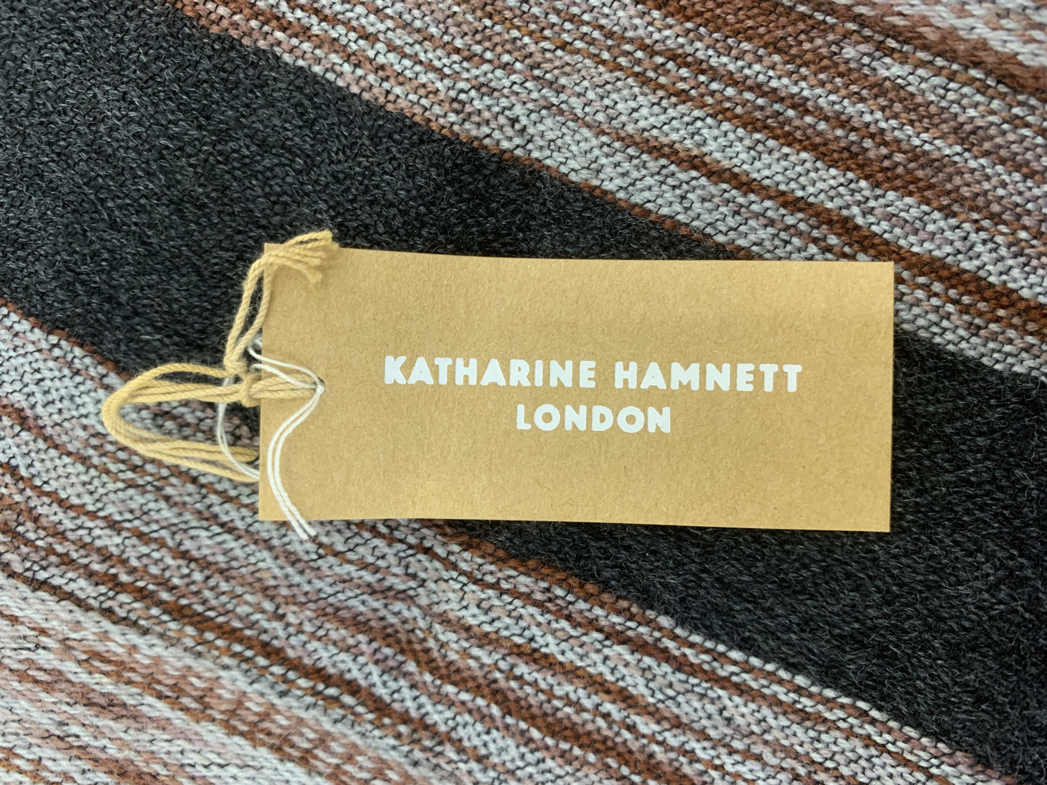 Katharine Hamnett London Katharine Hamnett London Scarf Wool Muffler Neck Wrap BL2088 Size ONE SIZE - 8 Thumbnail