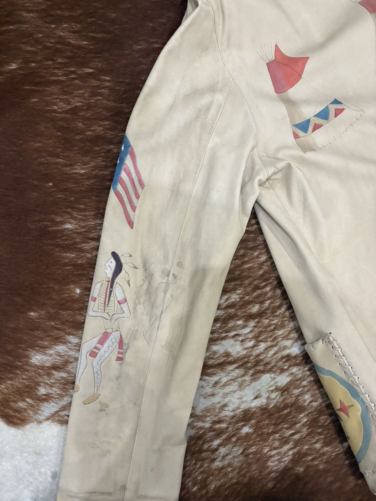 Ralph Lauren Rare Ralph Lauren Country Leather Jacket Size 42R - 8 Thumbnail