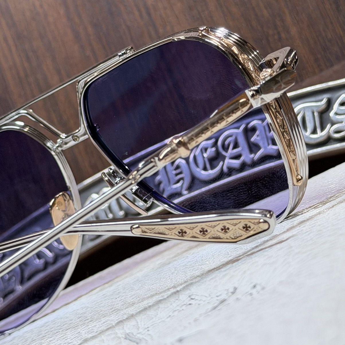 Chrome Hearts Chrome Hearts BOXEBEN 1/1 Sunglasses Size ONE SIZE - 14 Thumbnail