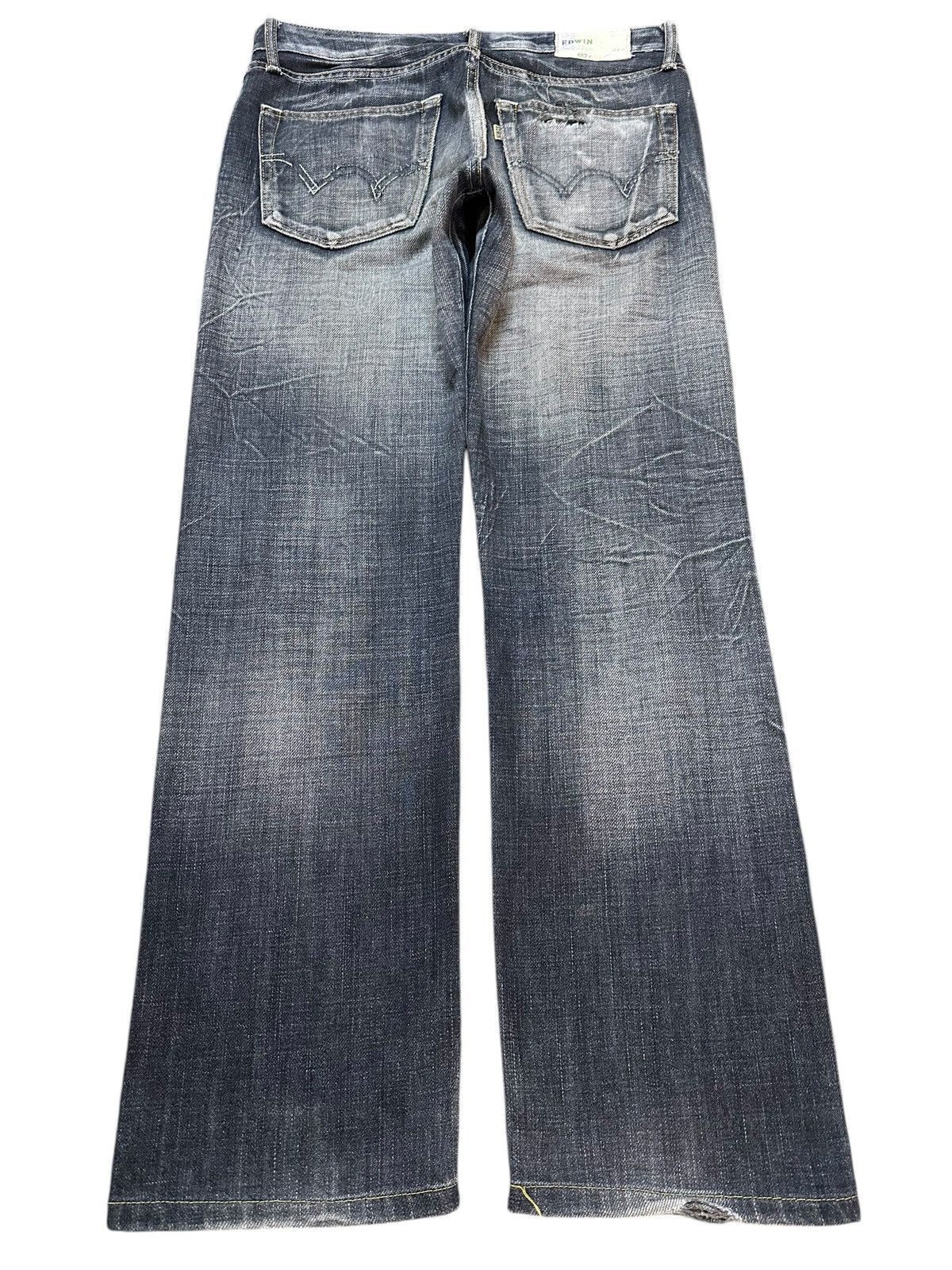 Edwin Vintage Japan Edwin 502 Faded Wash Style Loose Jeans Size US 32 / EU 48 - 2 Thumbnail