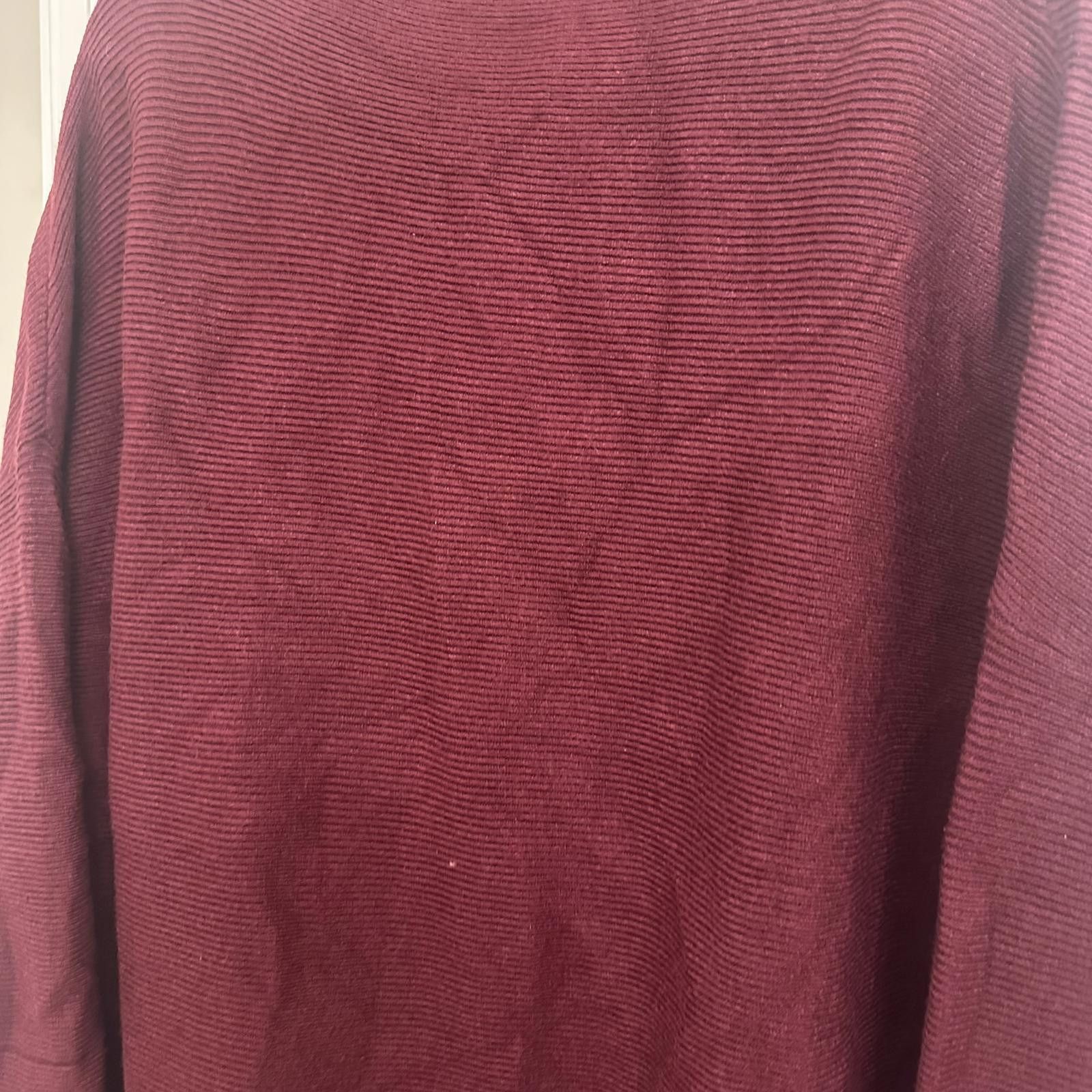 Designer Cozy XL Burgundy Sweater Size XL / US 12-14 / IT 48-50 - 2 Thumbnail