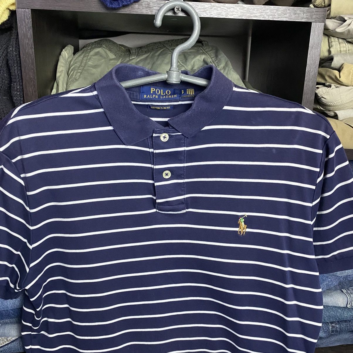 Polo Ralph Lauren Luxury Polo Ralph Lauren Small pong multicolored y2k polo Size US S / EU 44-46 / 1 - 2 Thumbnail