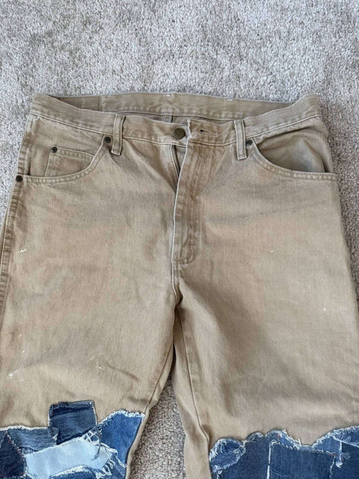 Wrangler CustomPatchwork denim Wrangler jeans 34x32 KAPITAL Size US 34 / EU 50 - 4 Thumbnail