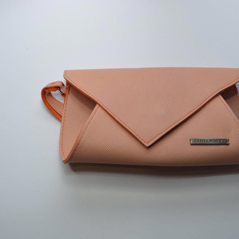 Designer Antaminiau Orange Envelope Clutch Wristlet Size ONE SIZE - 7 Thumbnail