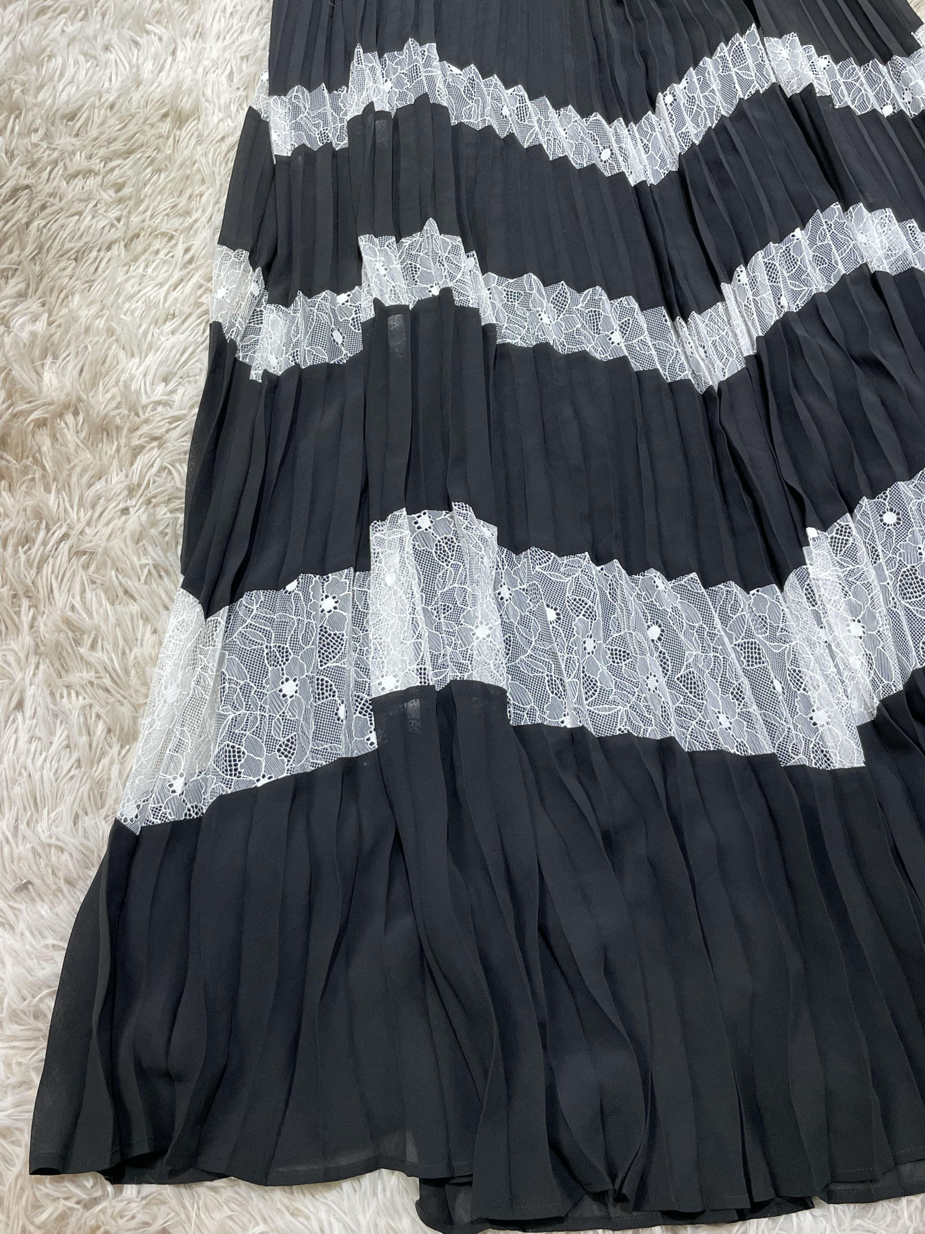 Max Mara MARINA RINALDI Abito Dress Black & White Stripe US 10 Size L / US 10 / IT 46 - 5 Thumbnail