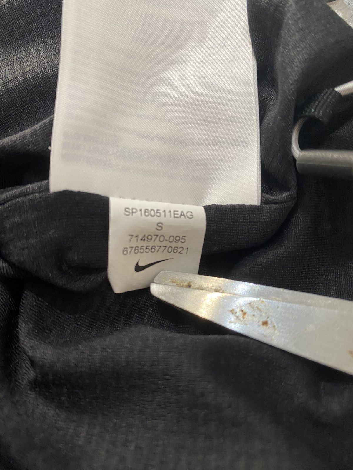 Nike × Vintage Nike Strike Elite Woven Water Repellent Full Zip Jacket Size US S / EU 44-46 / 1 - 8 Thumbnail