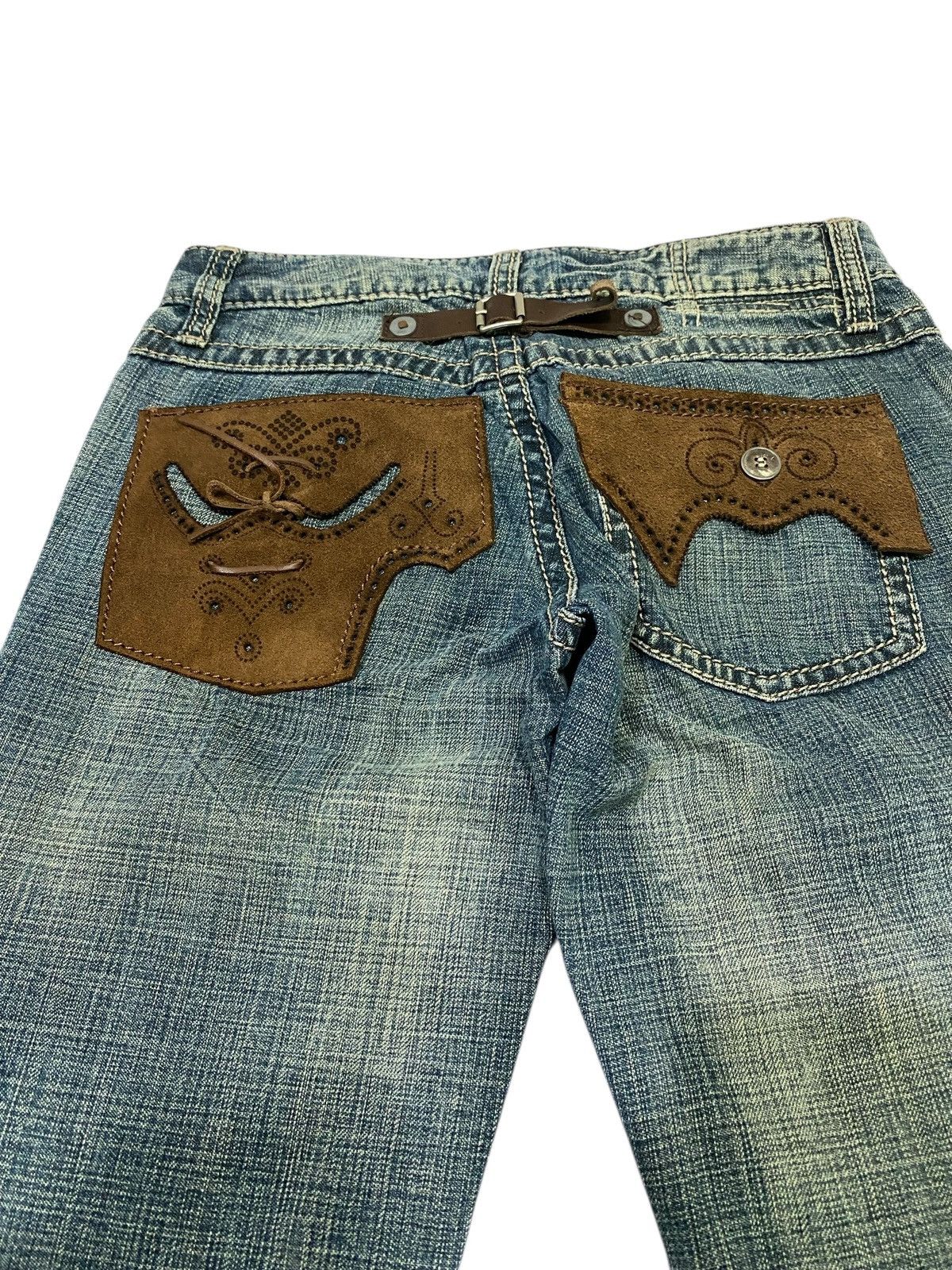 Marithe + Francois Girbaud Japanese brand X marithe francois girbaud flare cowboy jeans Size US 28 / EU 44 - 17 Thumbnail