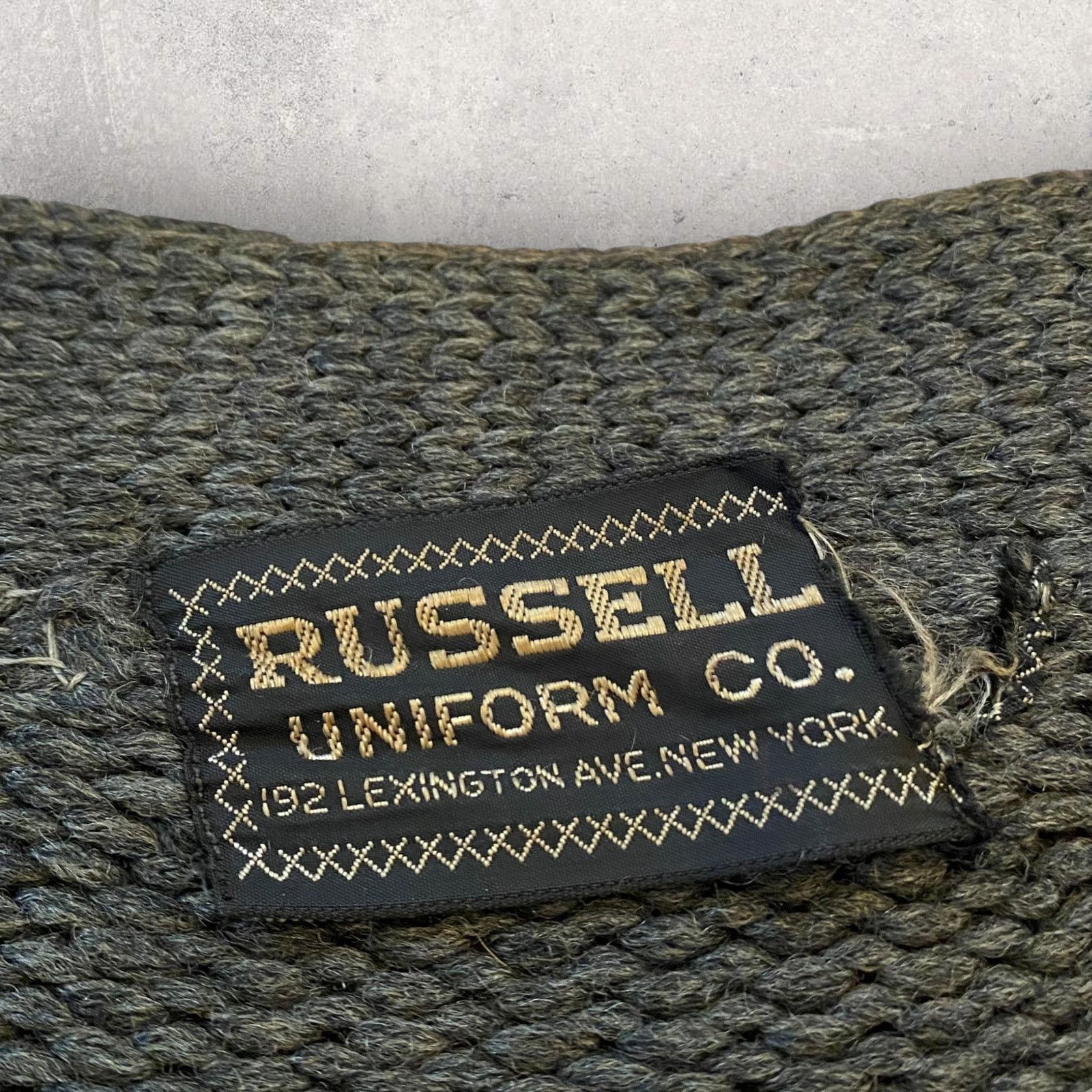 Russell Athletic × Vintage True Vintage 60s Russell Uniform Work Cardigan Elbow Patches Size US S / EU 44-46 / 1 - 3 Thumbnail