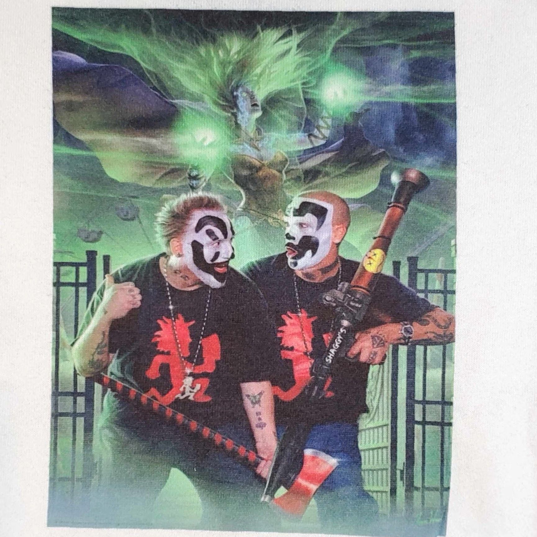 Fruit Of The Loom VINTAGE Fruit of the Loom ICP Crew Neck Sweater L White Unisex Adults Graphic 90s Juggalos Logo Knit Size US L / EU 52-54 / 3 - 2 Thumbnail