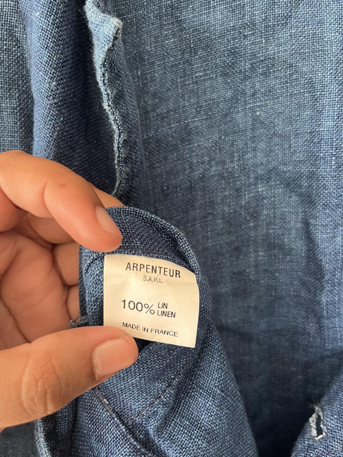 Arpenteur Arpenteur Villefranche Work Jacket Blue Denim Size US XL / EU 56 / 4 - 4 Thumbnail