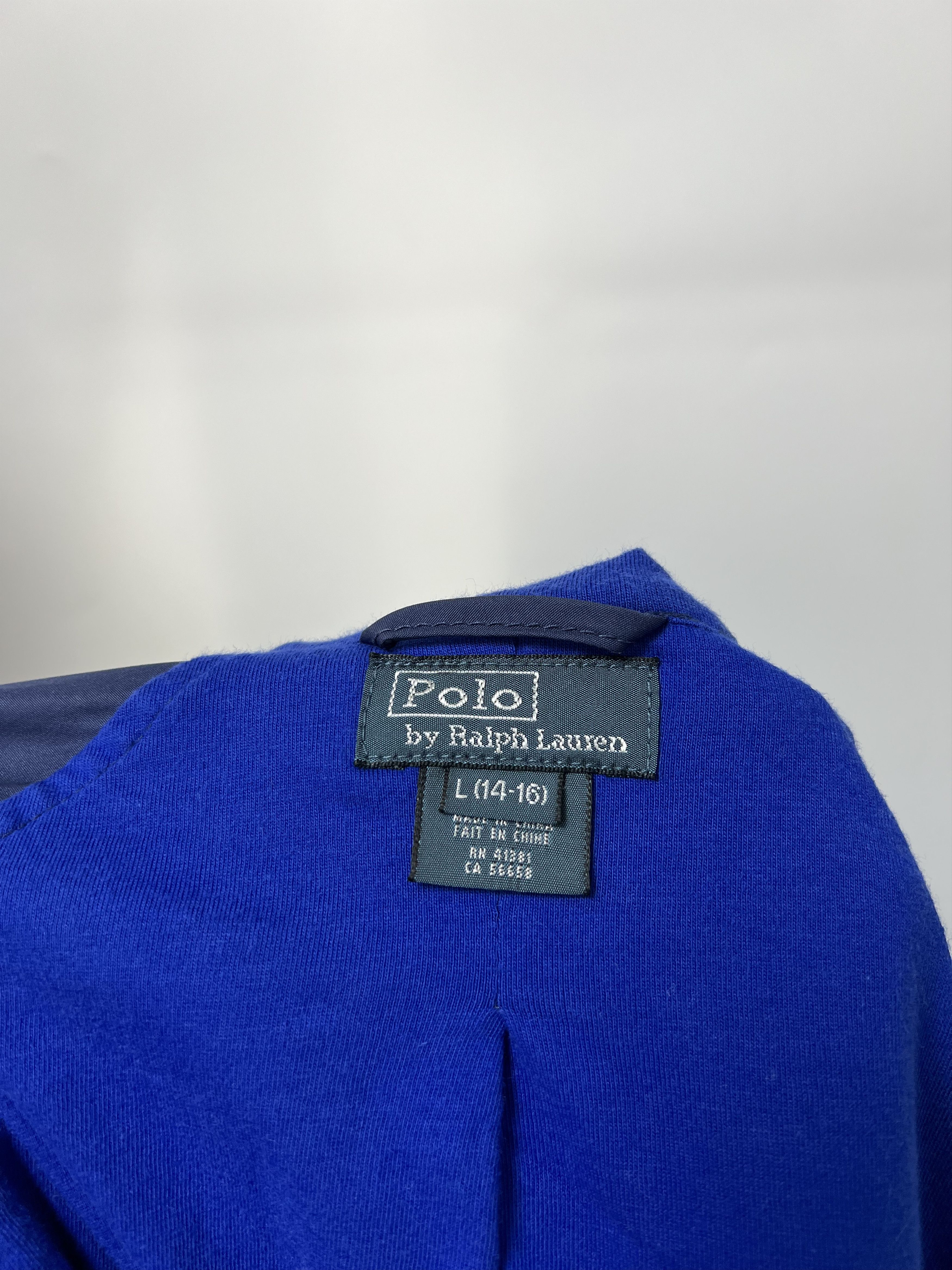 Polo Ralph Lauren Polo Ralph Lauren Vintage Navy Blue Hooded Jacket Size XS/S Size XS / US 0-2 / IT 36-38 - 10 Thumbnail