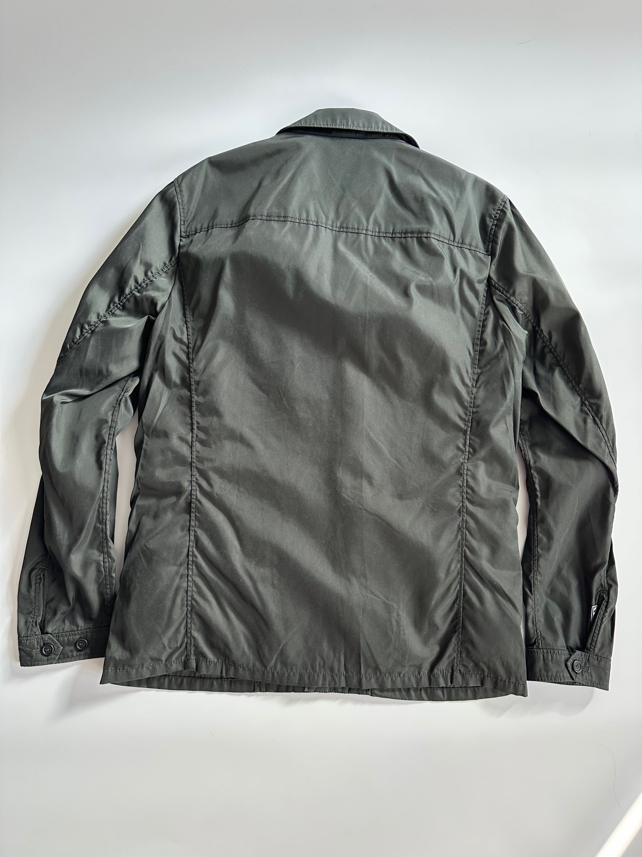Prada Prada Black Tab Dark Green Jacket with Lining Size US L / EU 52-54 / 3 - 18 Thumbnail
