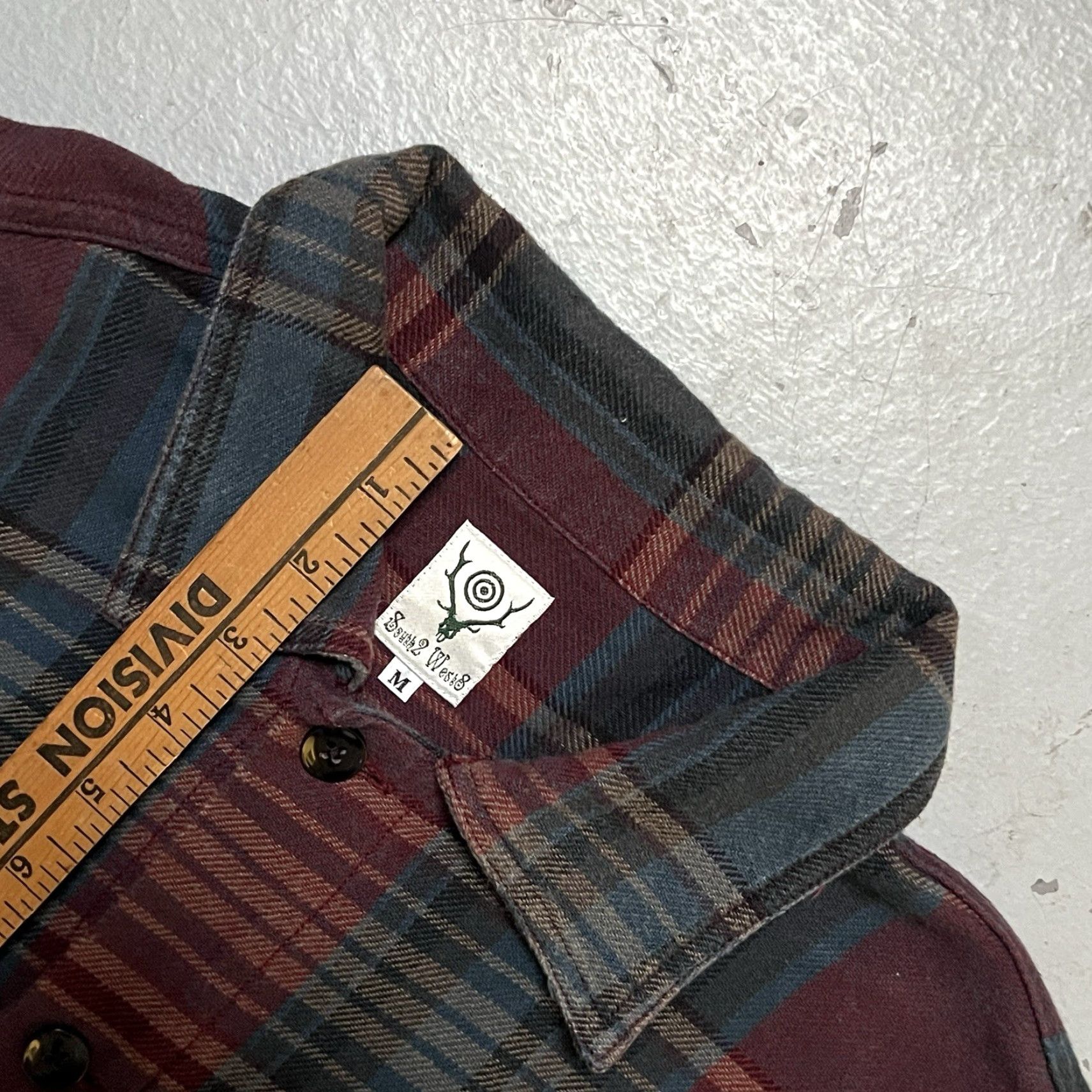 South2 West8 South2 West8 Heavy Flannel Plaid Nepenthes Made In Japan Work Shirt M Unisex Adults Multicolor Long Sleeve Button-Up Size US M / EU 48-50 / 2 - 2 Thumbnail