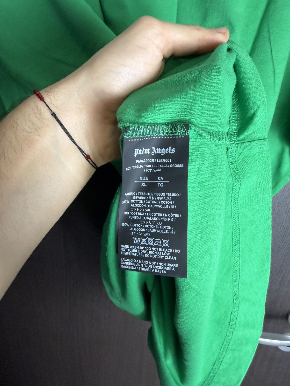 Palm Angels Palm Angels Forest Green Logo T-shirt *NEW* Size US XL / EU 56 / 4 - 5 Thumbnail