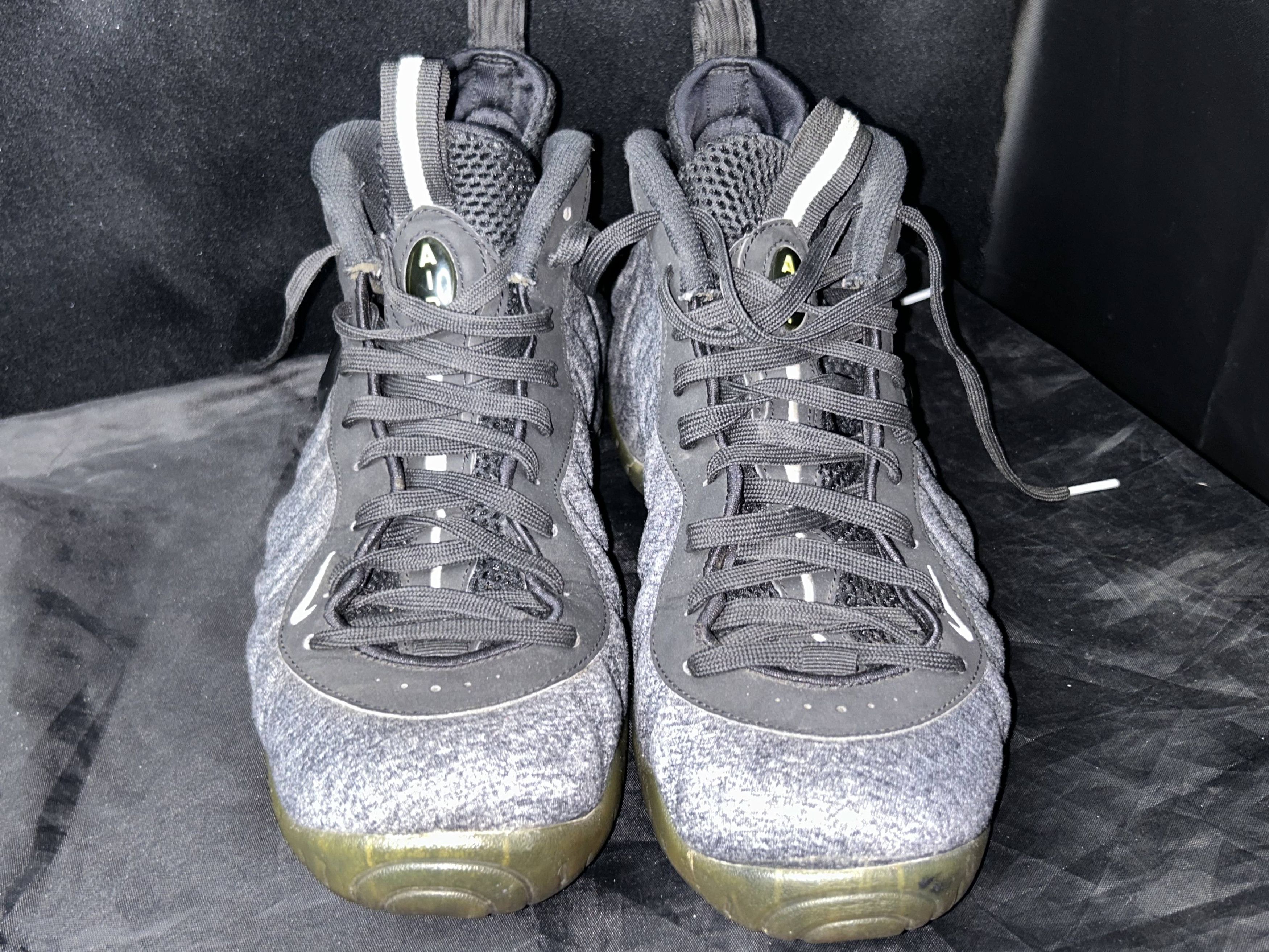 Nike Nike Air Foamposite Pro Wool Fleece Grey | Rare Foamposites Size US 9.5 / EU 42-43 - 4 Thumbnail