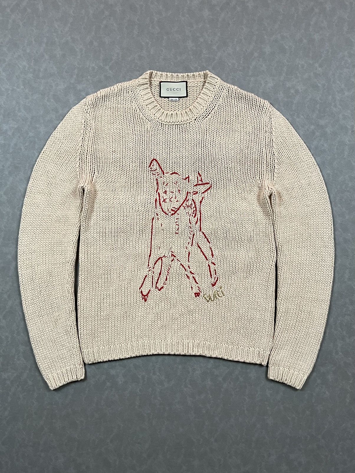 Gucci RUNWAY Gucci animal magnetism handknit Size US S / EU 44-46 / 1 - 1 Thumbnail