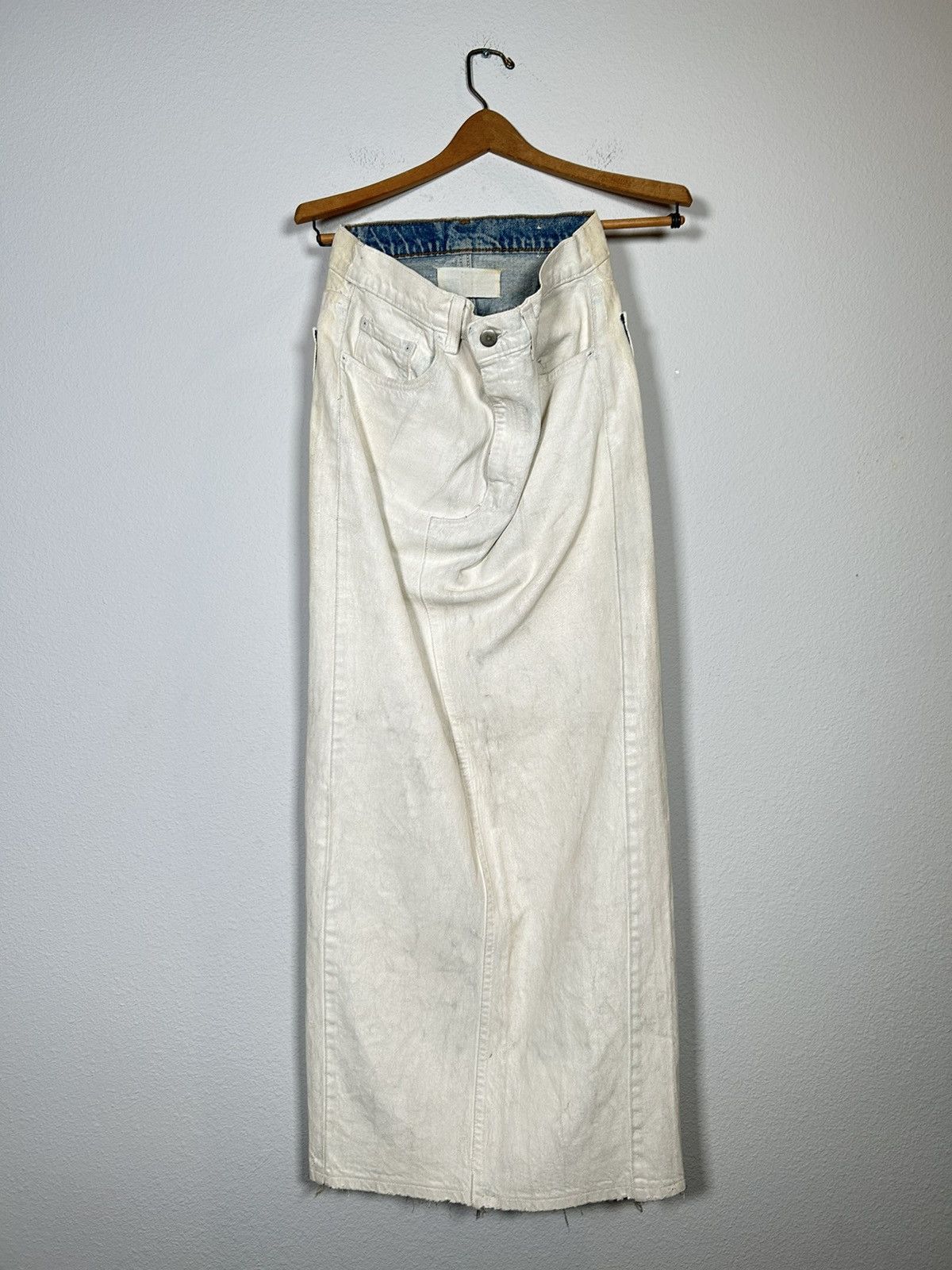 Maison Margiela ‘90-‘92 Artisanal Painted Denim Jacket & Skirt Set Size S / US 4 / IT 40 - 3 Thumbnail