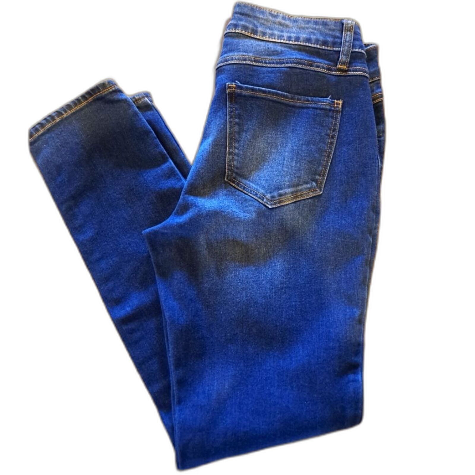 Other Hannah distressed denim spandex patch jeans women's size 6 Size 28" / US 6 / IT 42 - 2 Thumbnail