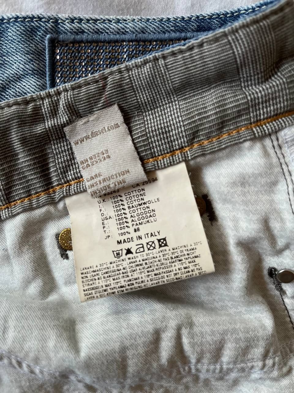 Diesel × Vintage Diesel Liv W30/L34 vintage women's distressed Y2K jeans Size 30" / US 8 / IT 44 - 10 Thumbnail