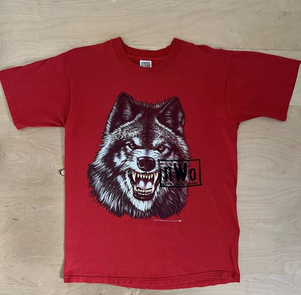 Vintage × WCW/nWo NWO Wolf Pack Shirt Size US L / EU 52-54 / 3 - 2 Thumbnail