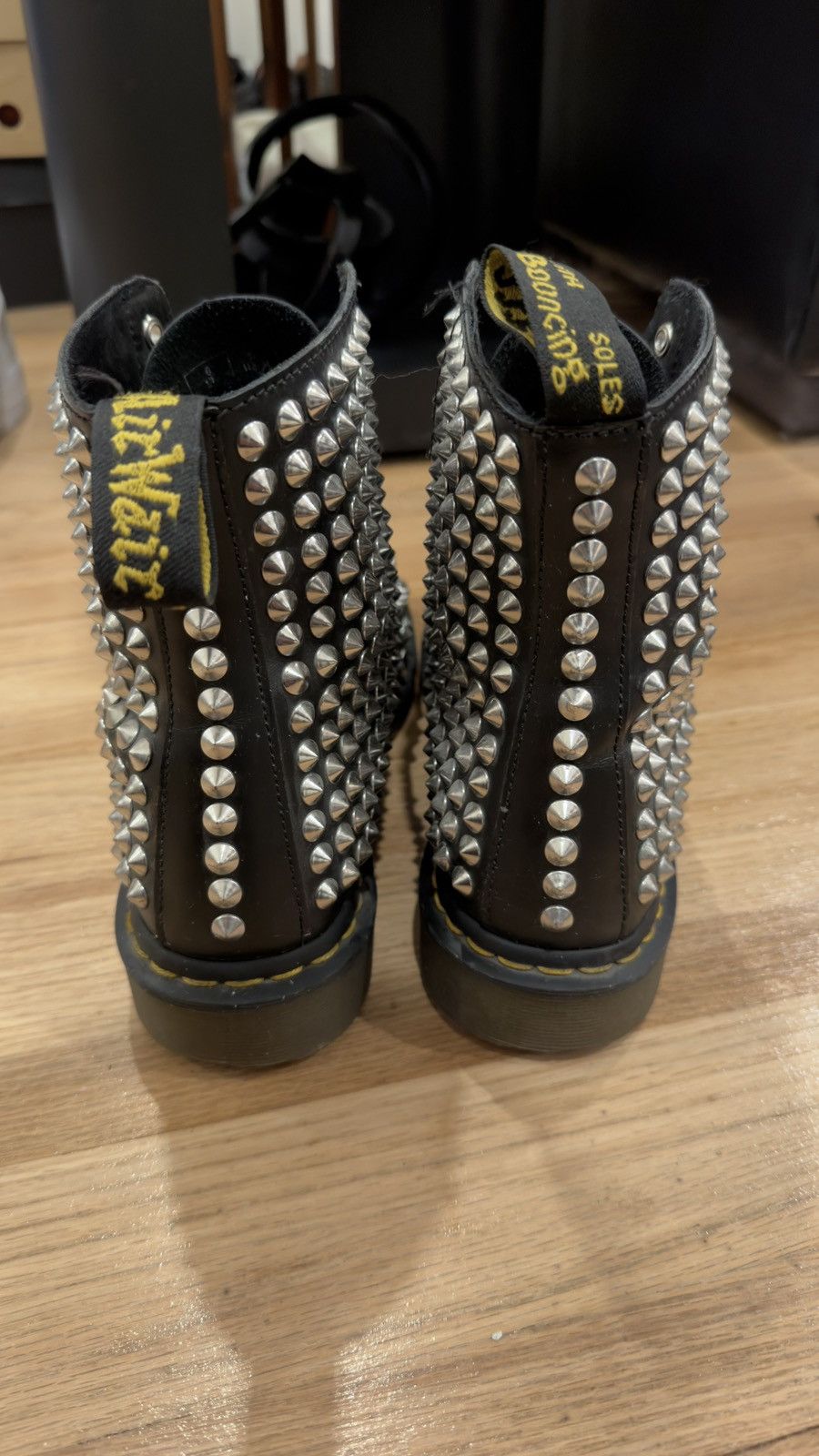 Dr. Martens Doc Marten Leather studded boots Size US 9 / EU 42 - 3 Thumbnail