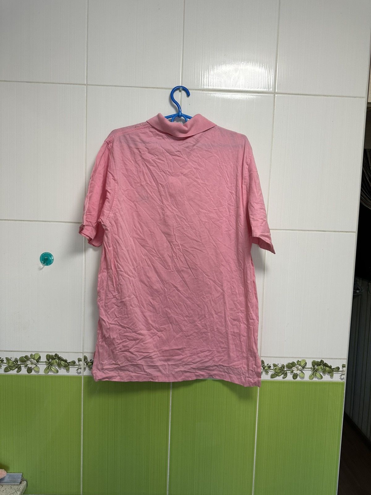Burberry × Vintage Vintage Burberry Luxury Polo T-Shirt pink made in USA Size US S / EU 44-46 / 1 - 6 Thumbnail