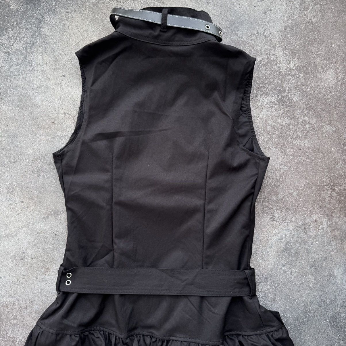 Hysteric Glamour Amazing Y2K Sexy Gothic Pleated Belted Dress (Tripp Vibe) Size M / US 6-8 / IT 42-44 - 11 Thumbnail