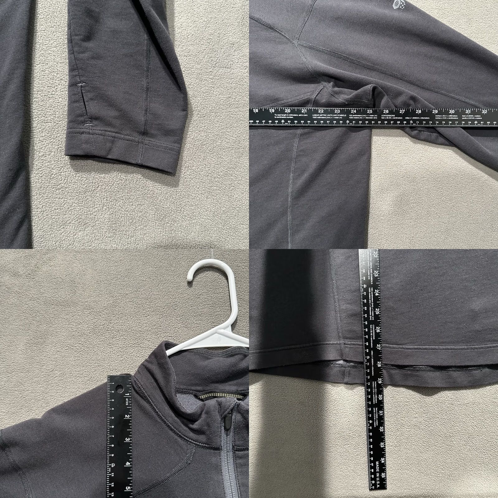 Mountain Hardwear Mountain Hardwear Sweater Mens XL Gray Quarter Zip Thermal Midweight Baselayer Outdoor Classic Size US XL / EU 56 / 4 - 8 Thumbnail