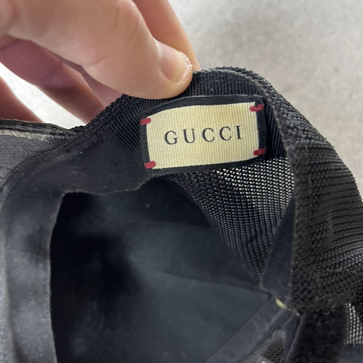 Gucci Gucci Men's Black monogram cap Size 36 - 6 Thumbnail