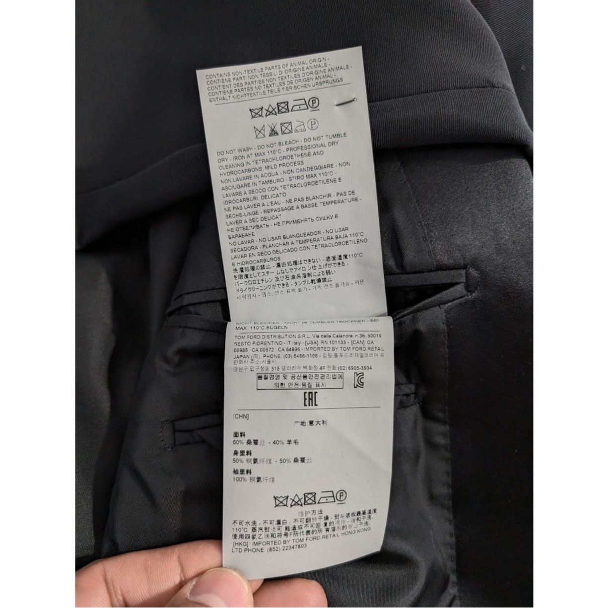 Tom Ford o1rshd1 Blazer Jacket In Black Size US S / EU 44-46 / 1 - 16 Thumbnail