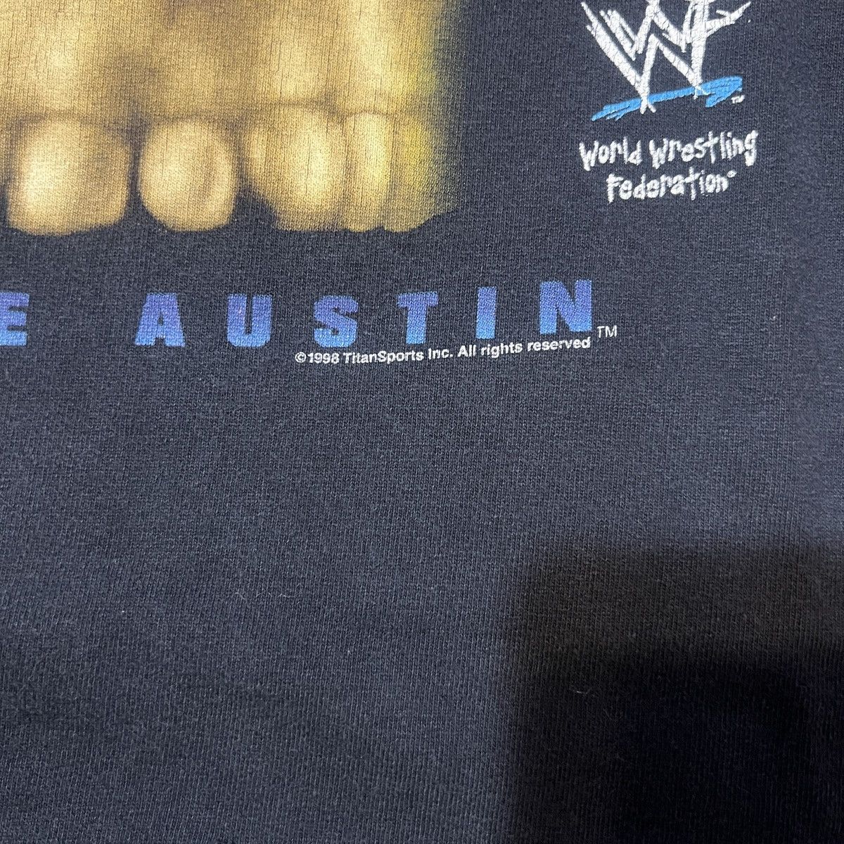 WWF VINTAGE 1998 WWF STONE COLD STEVE AUSTIN T shirt 2XL Size US XXL / EU 58 / 5 - 3 Thumbnail