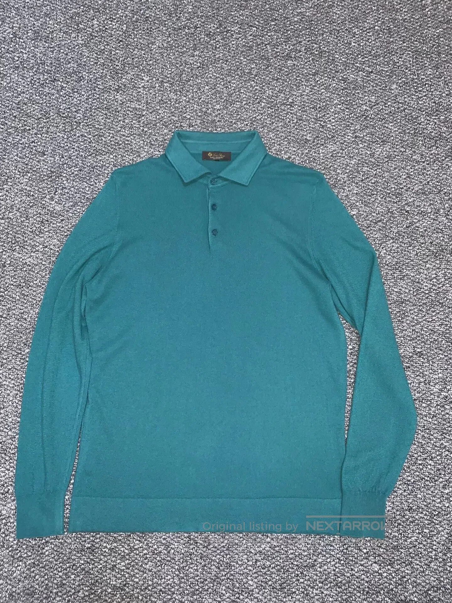 Loro Piana Loro Piana Baby Cashmere Long Sleeve Polo. Size US XL / EU 56 / 4 - 1 Thumbnail