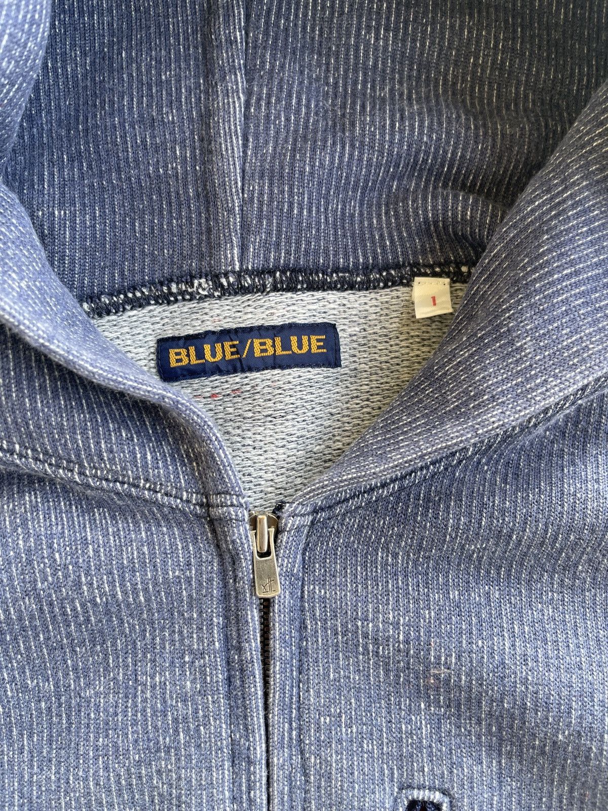 Blue Blue Japan Blue Blue Japan Zipper Hoodie Size S / US 4 / IT 40 - 7 Thumbnail