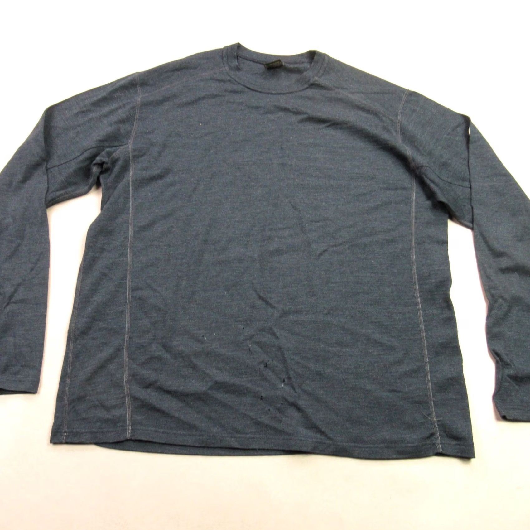 Vintage Kuhl Shirt Mens XL Long Sleeve Crew Neck Blue Sweater Casual Lightweight Knit Pullover All Seasons Regular Size US XL / EU 56 / 4 - 2 Thumbnail