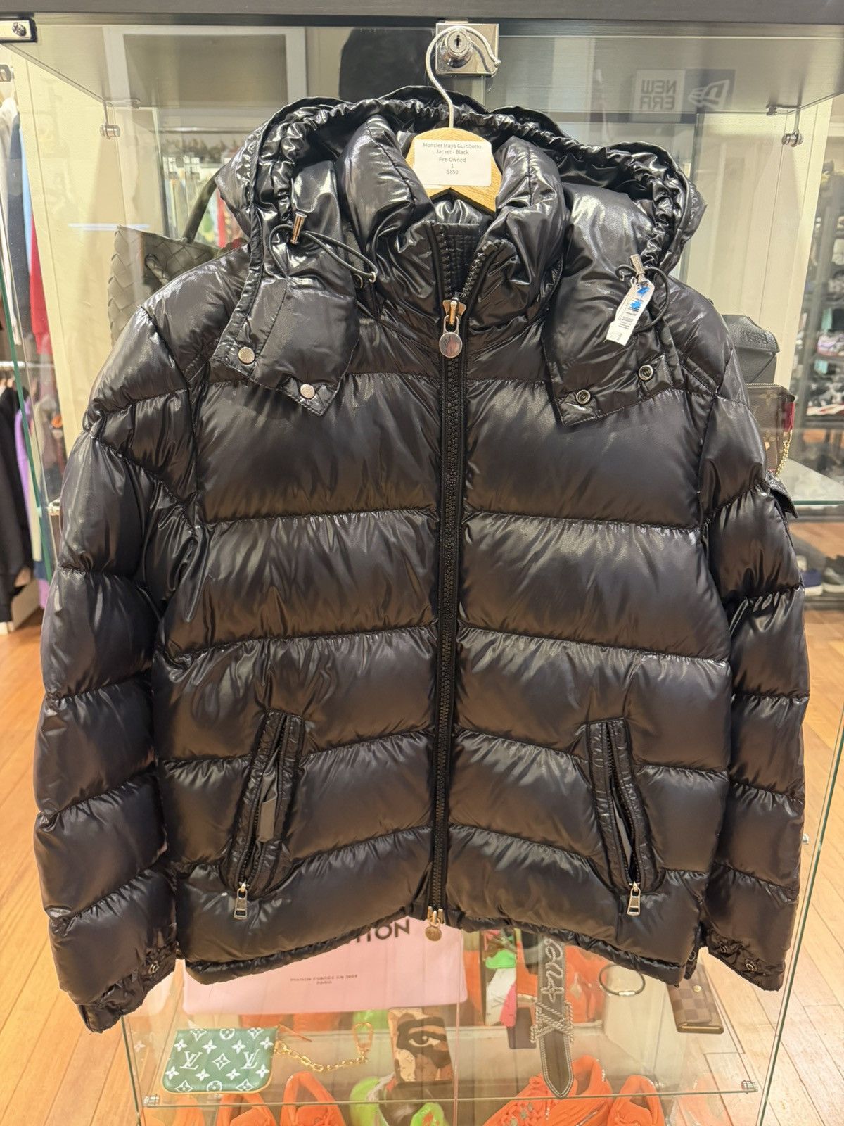 Moncler Moncler Maya Guibbotto Jacket - Black Size US S / EU 44-46 / 1 - 1 Thumbnail